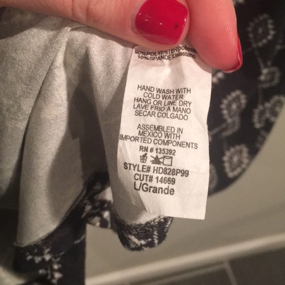 ikat faux suede dress - Picture 5 of 6